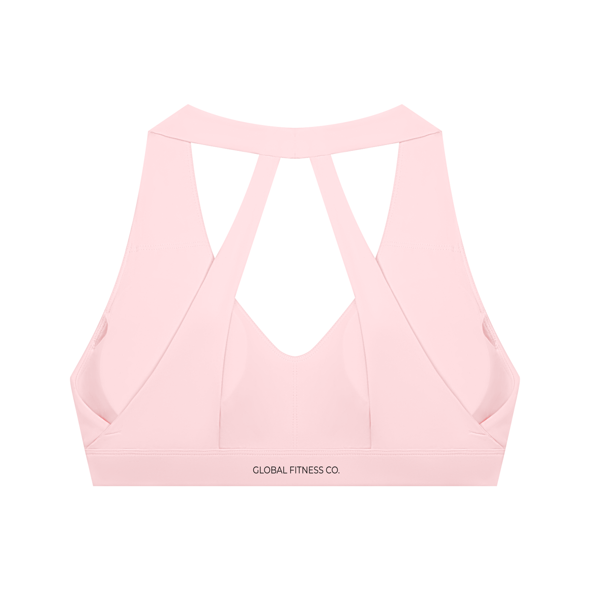 Global Fitness Co. Signature Halter Sports Bra – Pink