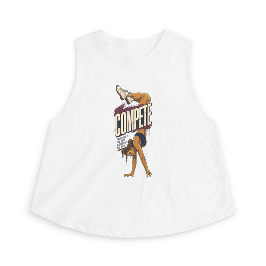 Compete Gymnastics Women's Crop Top – Athletic Graphic Racerback