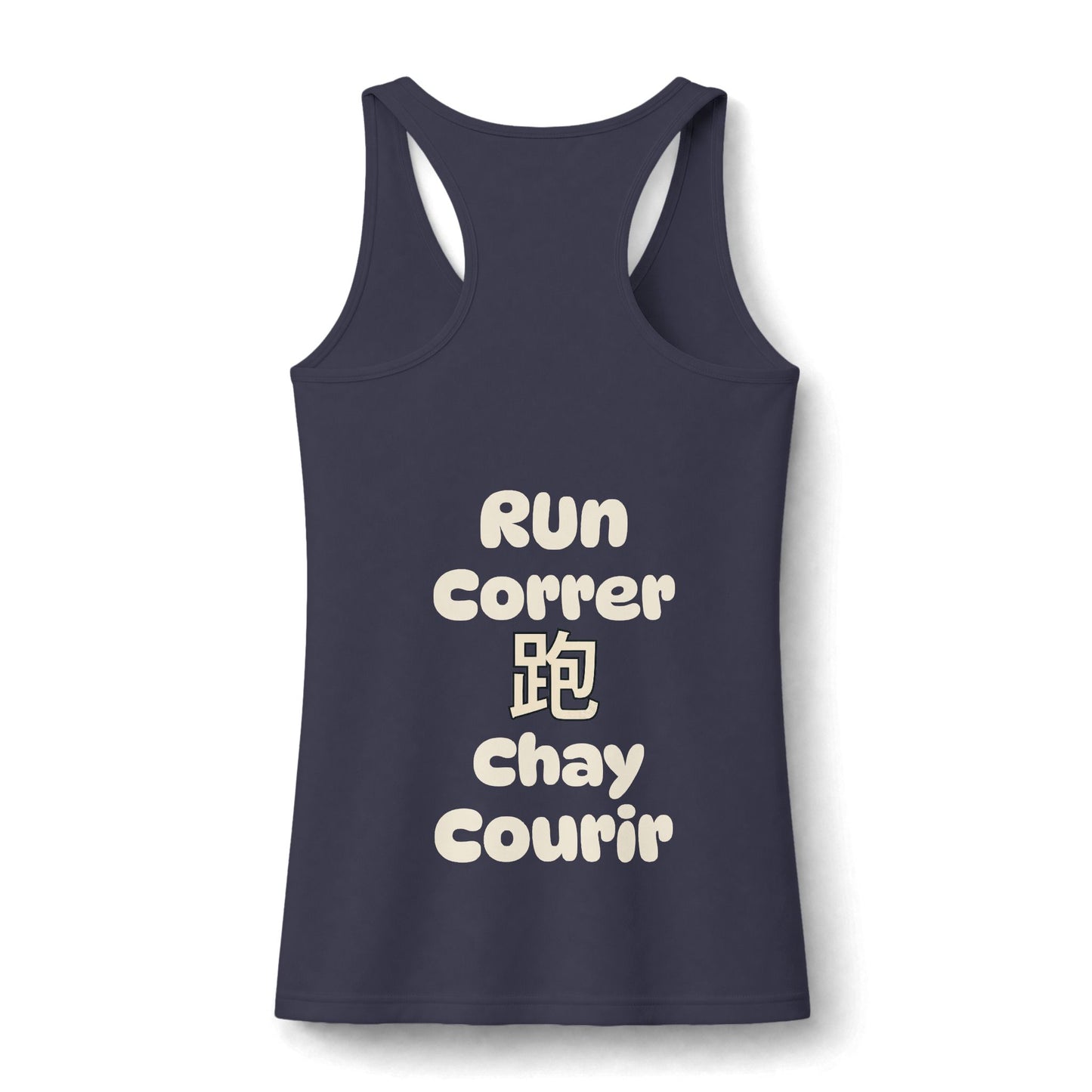 Run the World Tank Top — Multilingual Running Motivation Performance Tank