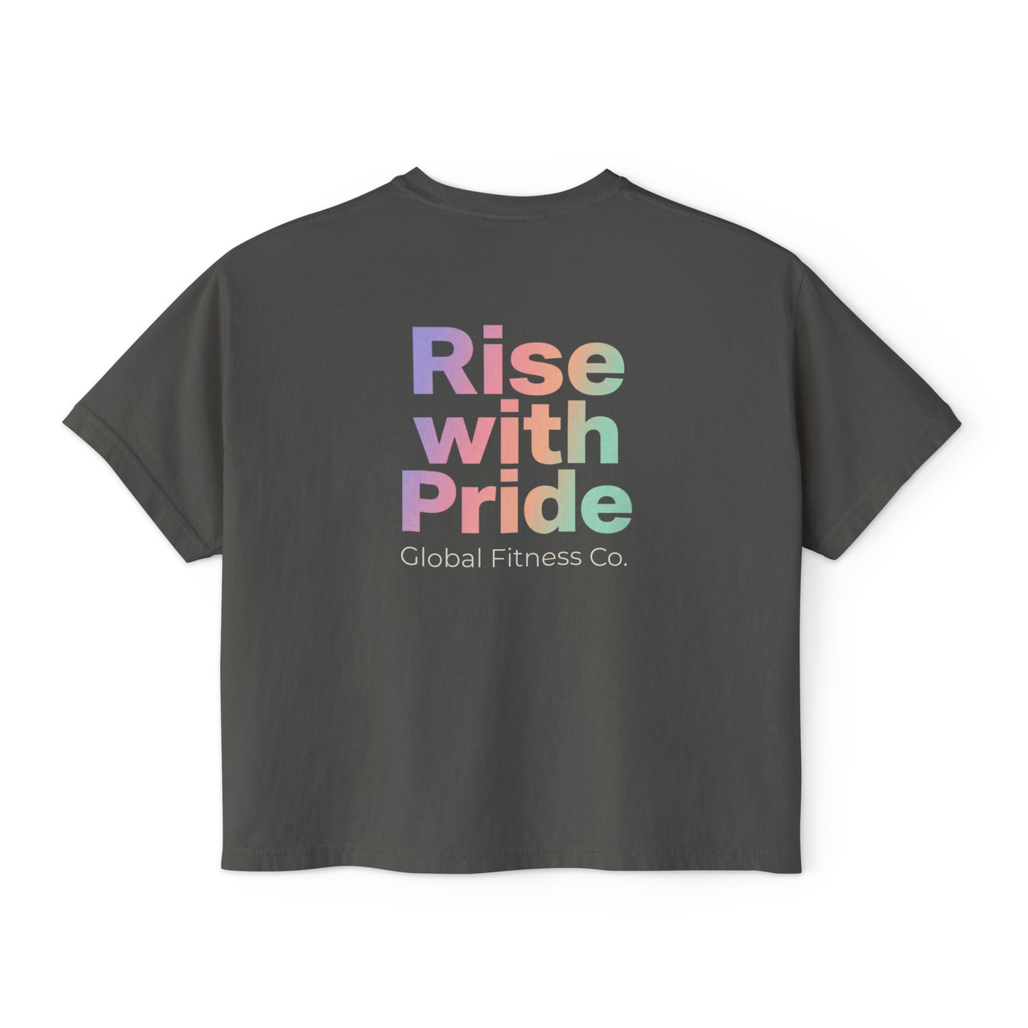 Compete Boxy Tee – Functional Fitness Lifestyle Shirt - Rise with Pride edition