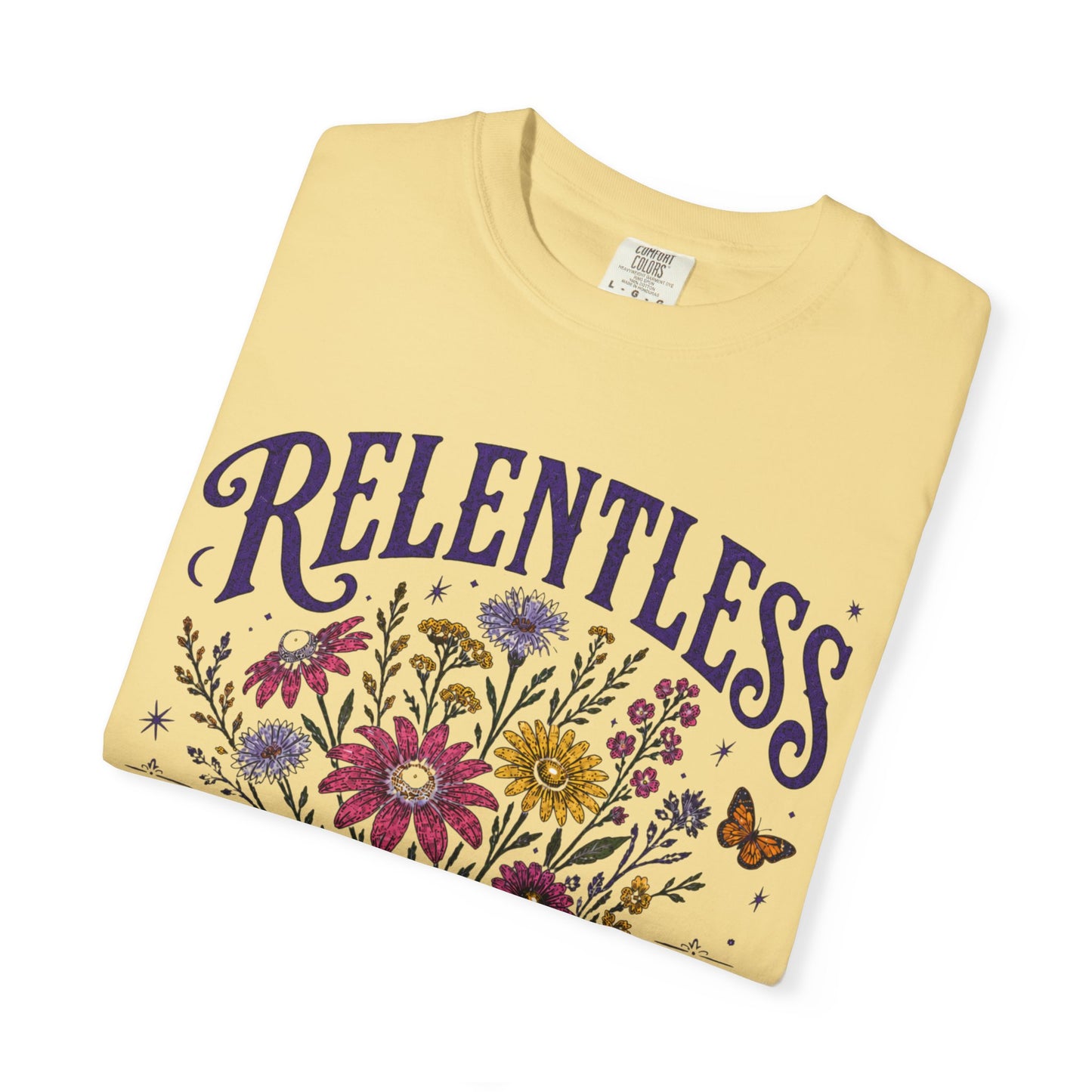 Relentless | Grow Anyway | Premium Heavyweight Fitness T-Shirt