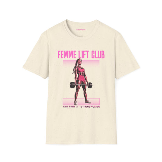 Femme Lift Club Women’s Weightlifting Tee | Global Fitness Co.