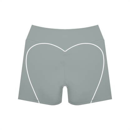 Contrast High-Rise Biker Shorts