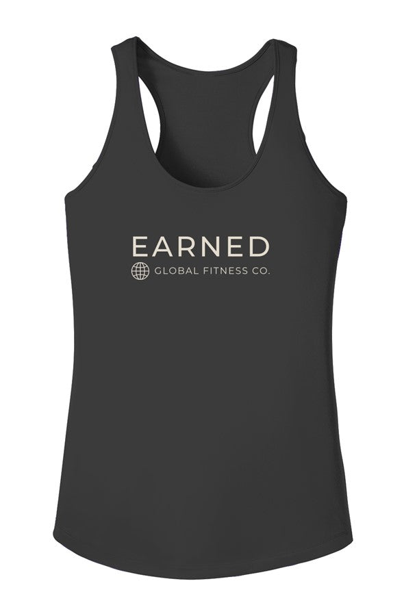 Earned Women s Performance Tank Top Fitness Racer