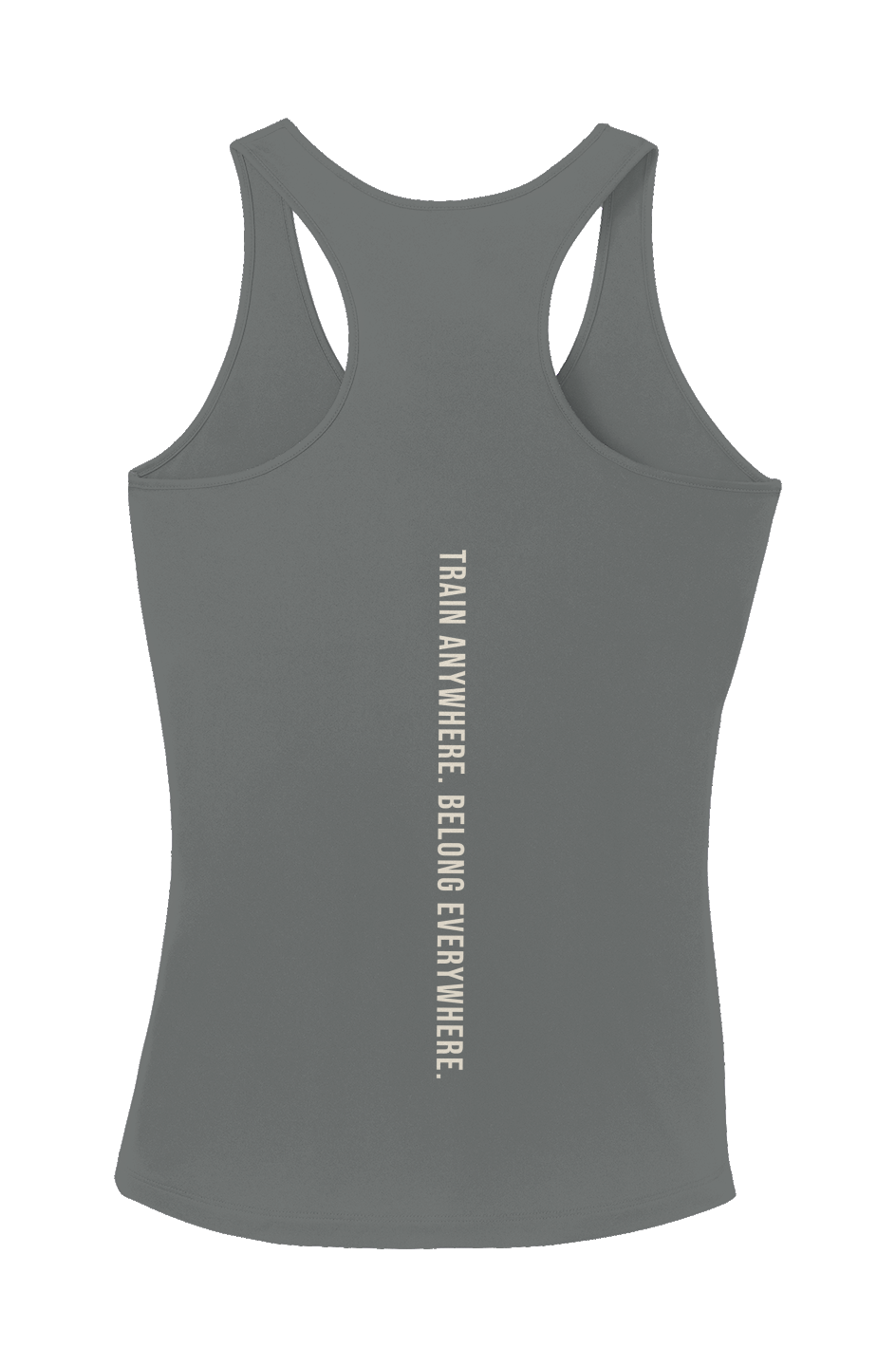 Train Anywhere Belong Everywhere Women's Performance Racerback Tank