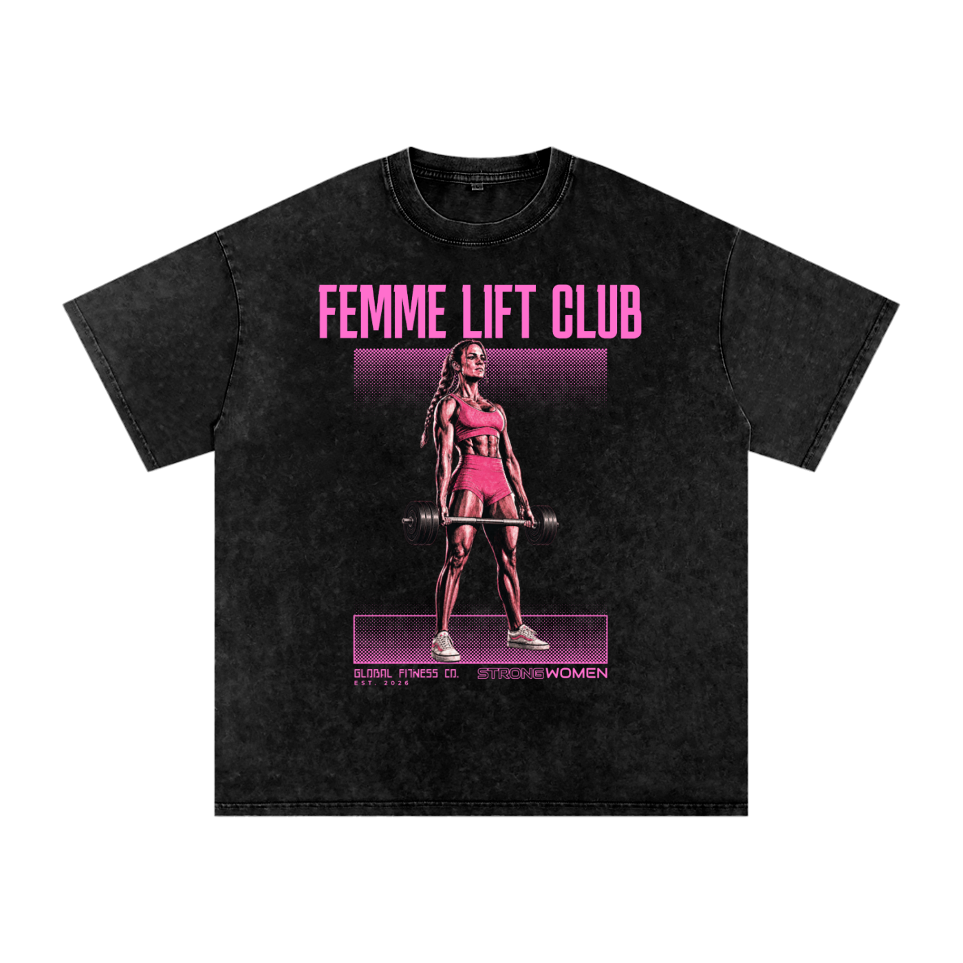 Femme Lift Club Women’s Weightlifting Tee | Global Fitness Co.