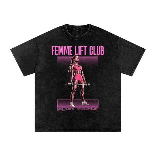Femme Lift Club Women’s Weightlifting Tee | Global Fitness Co.