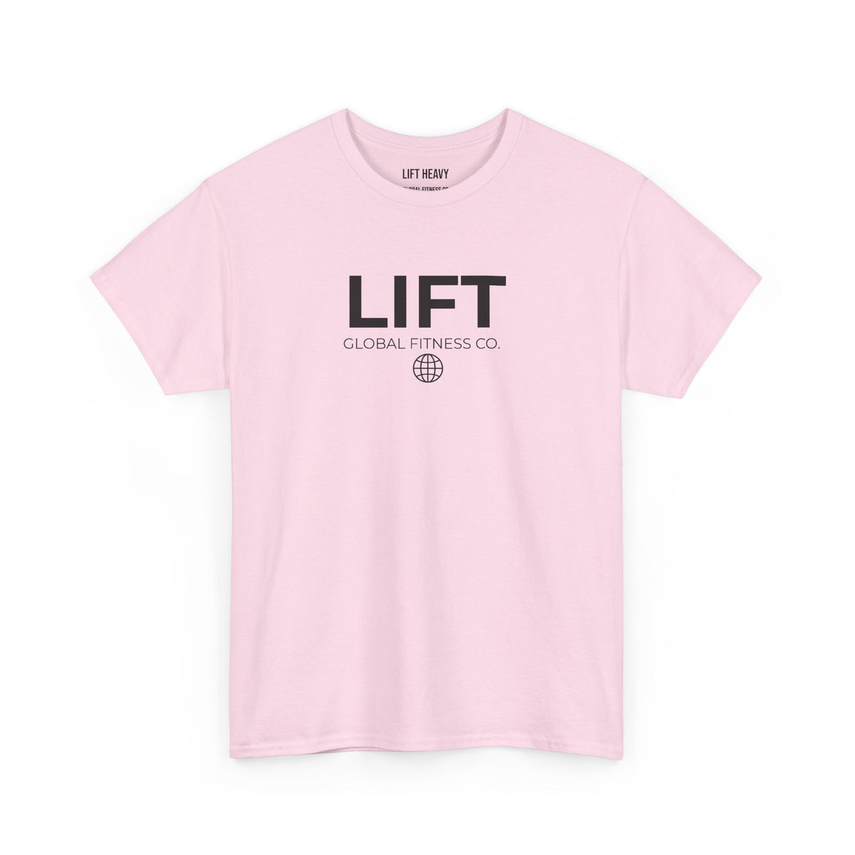 LIFT Graphic Tee — Minimal Fitness T-Shirt with Globe Logo