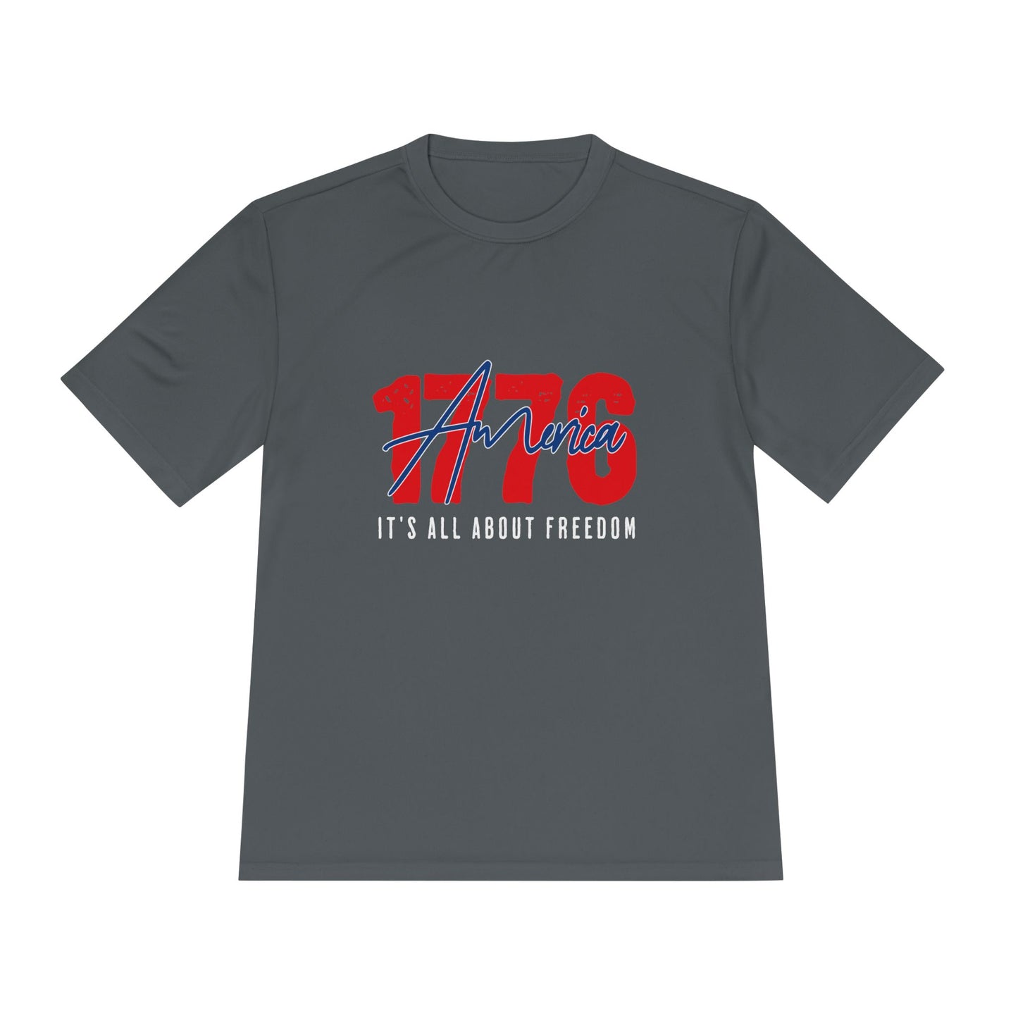 1776 America Performance Tee | Moisture-Wicking Patriotic Athletic Shirt