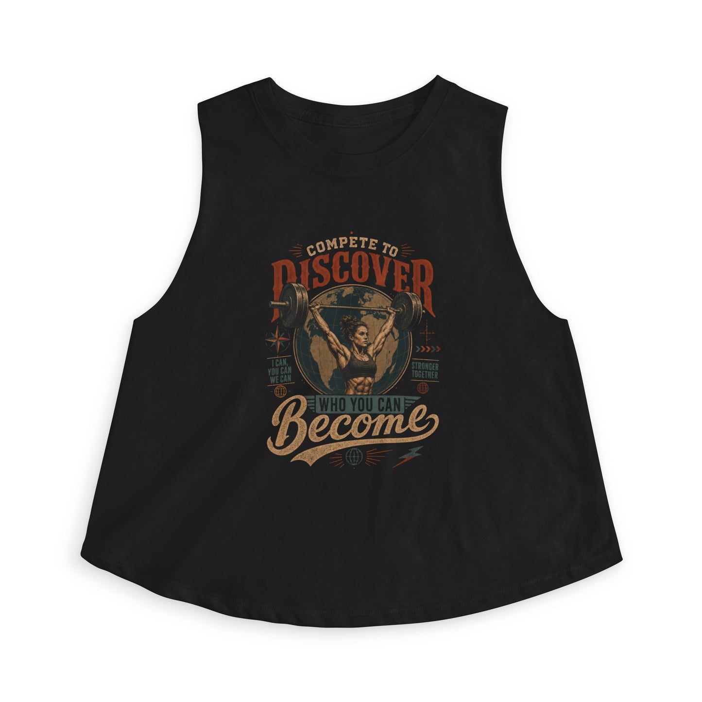 Discover Who You Can Become Crop Top