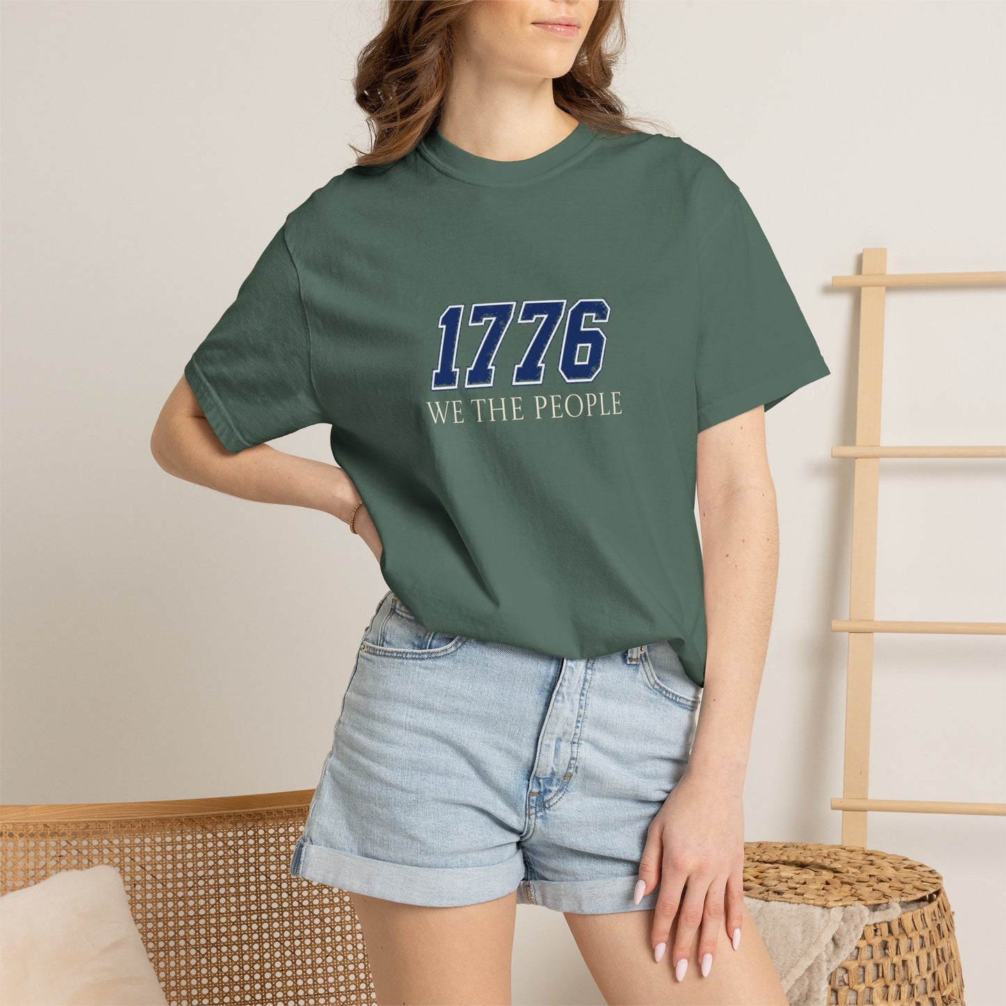 1776 We The People Vintage Tee | Comfort Cotton Patriotic Shirt