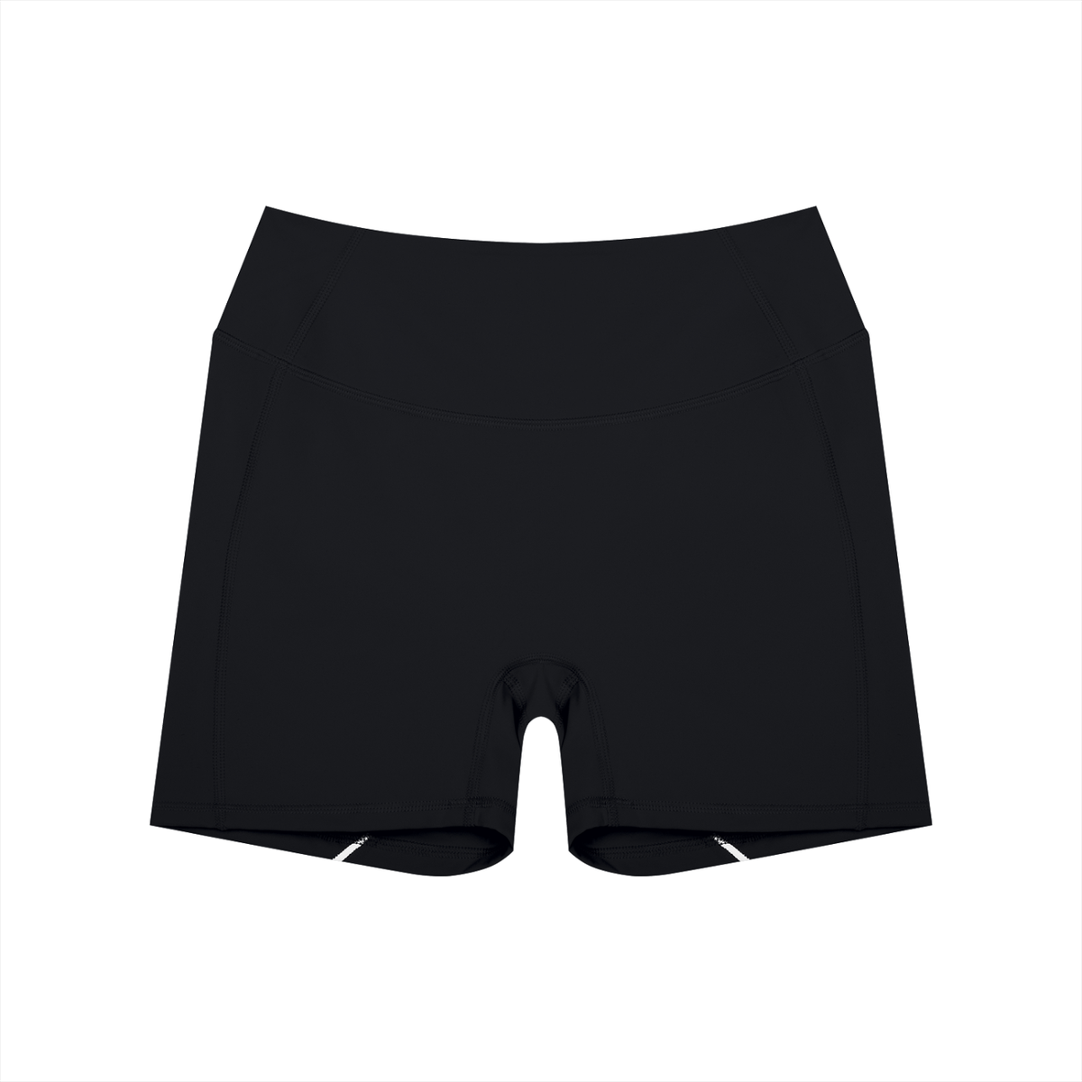 Contrast High-Rise Biker Shorts