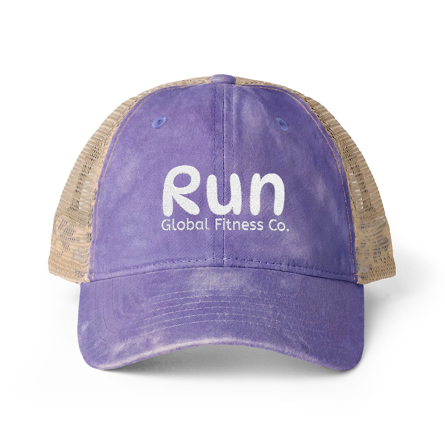 Run Trucker Hat – Women’s Mesh Back Cap | Lightweight Fitness & Travel Hat | Global Fitness Co.