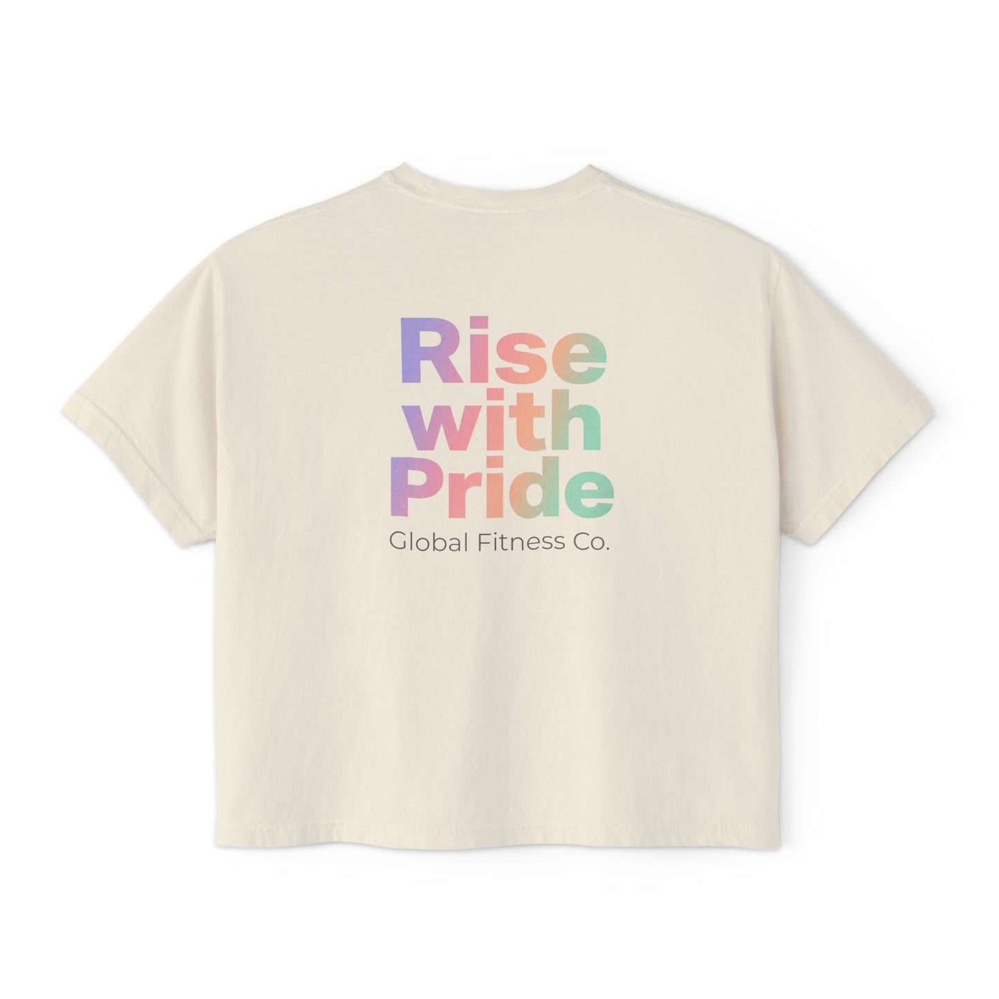 Compete Boxy Tee – Functional Fitness Lifestyle Shirt - Rise with Pride edition