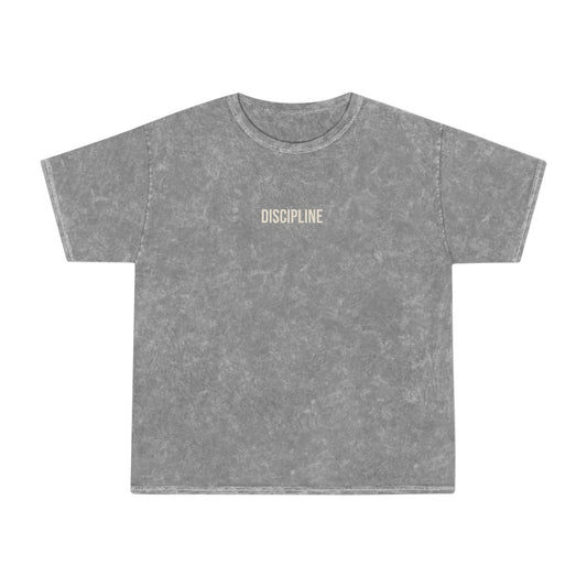 Discipline Needs No Translation.™ Premium Mineral Wash Oversized Tee
