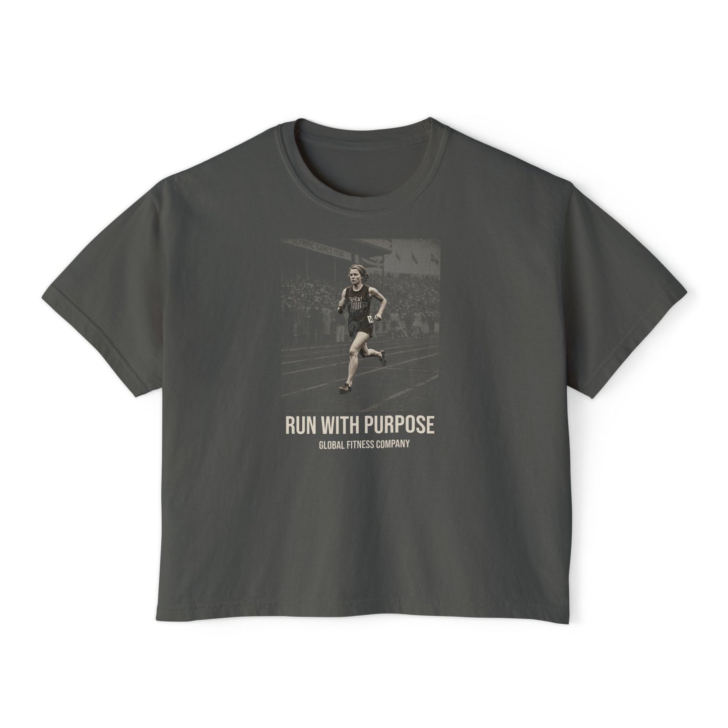 Run with Purpose Vintage boxy tee