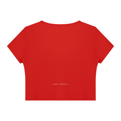 Contrast Sculpt Short Sleeve Training Top