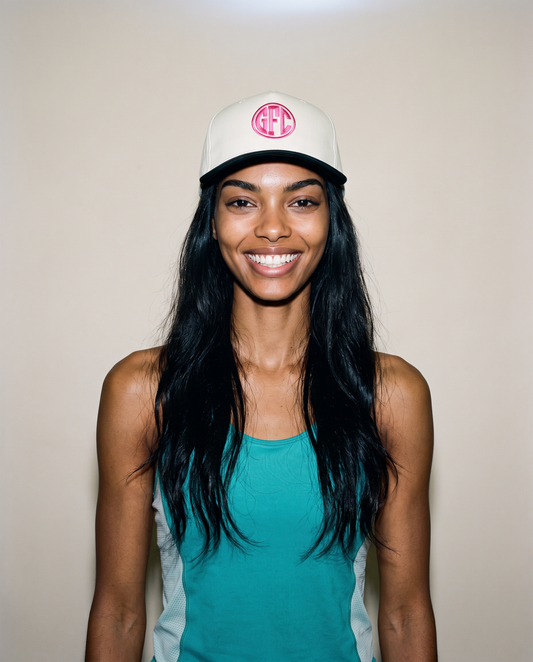 EMBROIDERED CUTE HATE-HOT PINK GFC