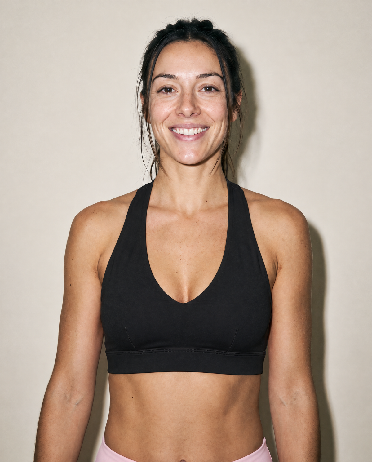 Women's Halter Cropped Sports Bra