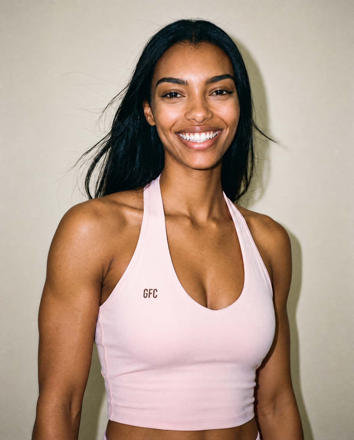GFC HALTER TOP-LIGHTPINK