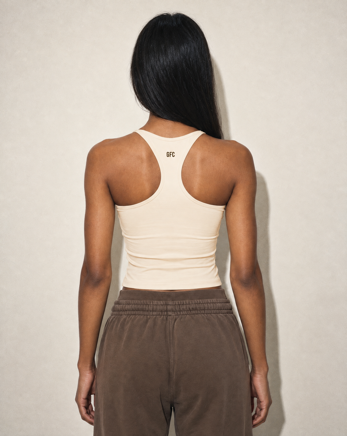 GFC LONG WAIST TANK-OFF WHITE-BACK