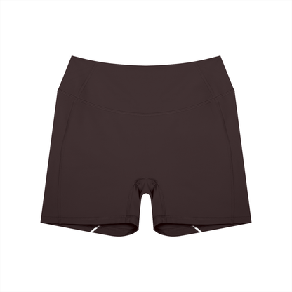 Contrast High-Rise Biker Shorts