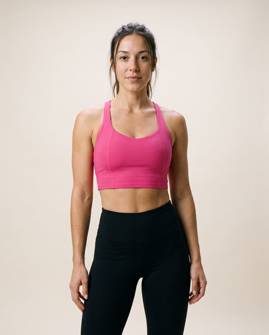 GFC Keep Growing Floral Racerback Crop Top