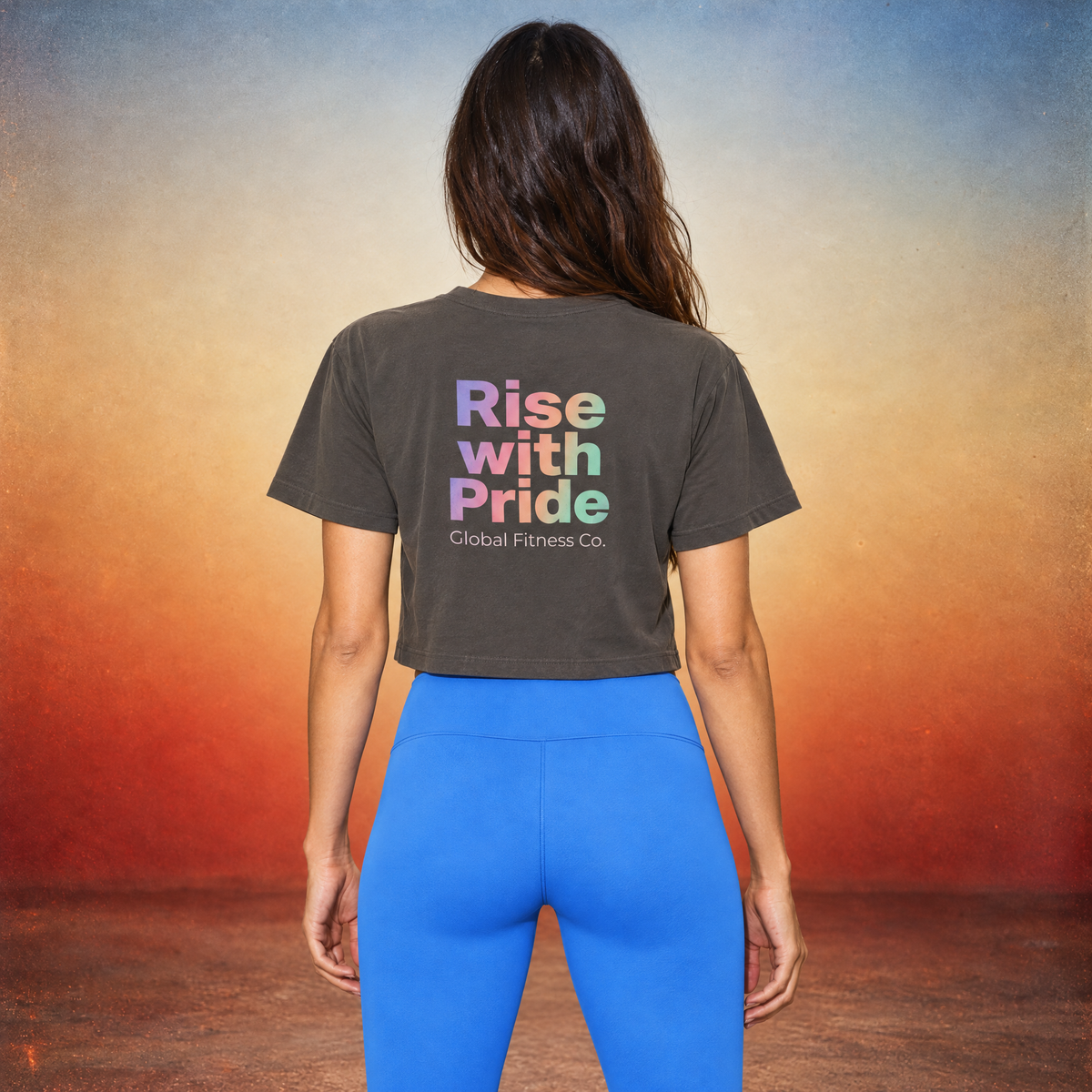 Compete Boxy Tee – Functional Fitness Lifestyle Shirt - Rise with Pride Edition