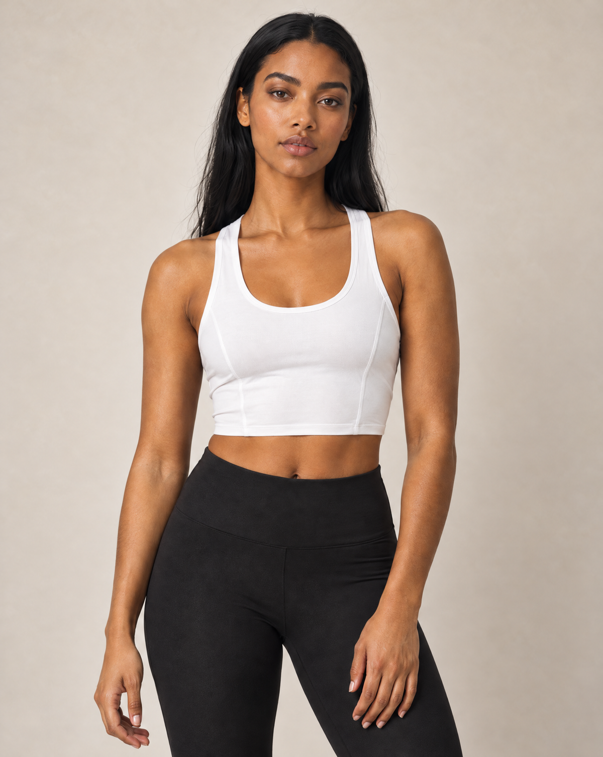 GFC Keep Growing Floral Racerback Crop Top