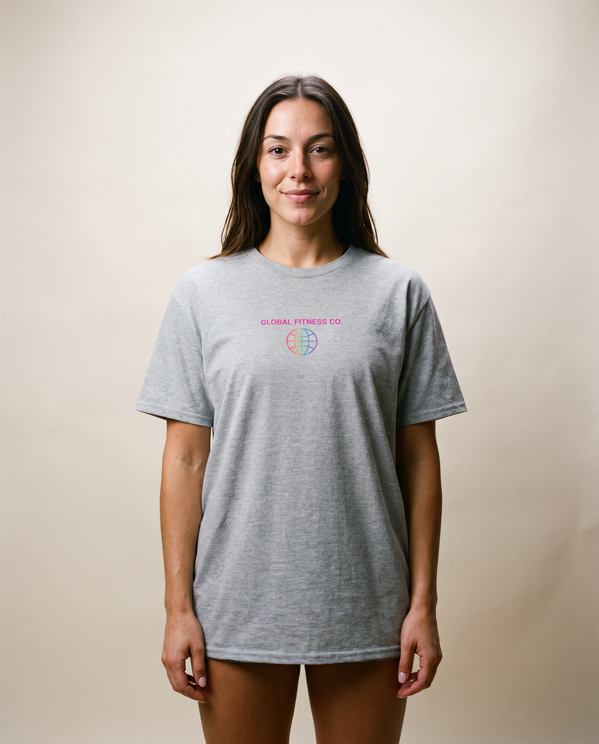 Global Fitness Culture Cotton Training Tee – Unisex Athletic Fit
