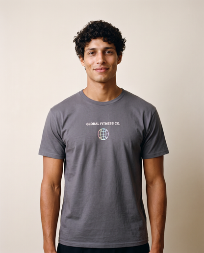 Global Fitness Culture Cotton Training Tee – Unisex Athletic Fit
