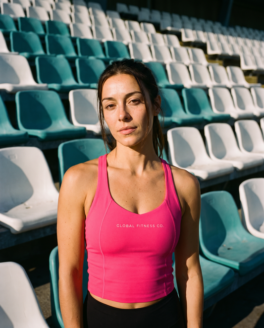 Global Fitness Minimal Racerback Crop Tank